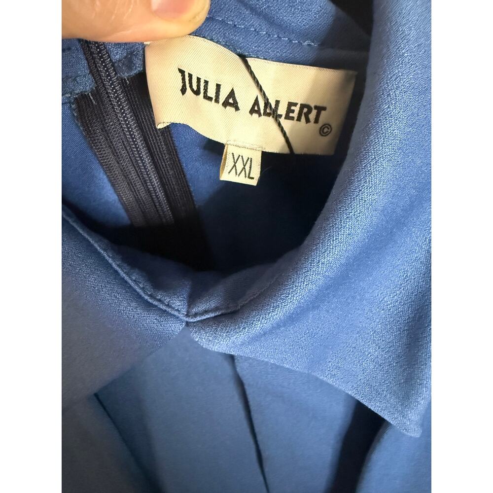 NWT Julia Allert Dress, Blue, XXL - Picture 4 of 7